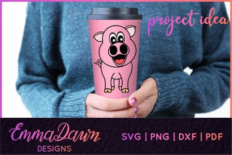 Pig SVG SVG Emma Dawn Designs 