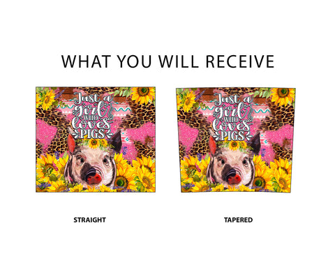 Pig Tumbler Png, 20oz Skinny Tumbler Sublimation Designs PNG File, Pig Png File, Leopard Tumbler, Animal Tumbler, Sublimation TrendingDesign 