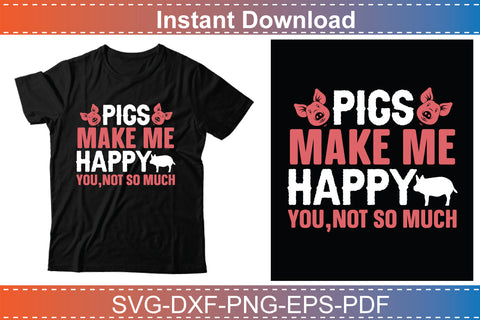 Pigs Svg files for cricut, Farm animal flower, Piggy, Piglet, Swine, Farmhouse clipart, cute livestock vector download, png, printable, dxf SVG buydesign 