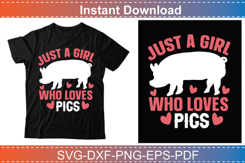 Pigs Svg files for cricut, Farm animal flower, Piggy, Piglet, Swine, Farmhouse clipart, cute livestock vector download, png, printable, dxf SVG buydesign 