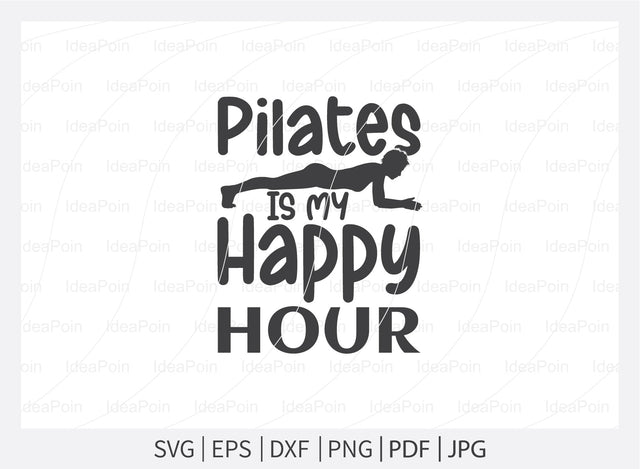 Pilates is my happy hour Svg, Pilates Svg, Pilates Svg bundle, funny pilates Svg, Pilates ball training quotes, Pilates Png, Pilates Dxf, Cut Files for Crafters, Svg file SVG Dinvect 