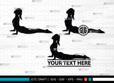 Pilates Monogram, Pilates Silhouette, Pilates SVG, Fitness Svg, Exercise Svg, Mediation Svg, Gym Svg, SB00459 SVG ETC Craft 