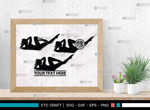 Pilates Monogram, Pilates Silhouette, Pilates SVG, Fitness Svg, Exercise Svg, Mediation Svg, Gym Svg, SB00459 SVG ETC Craft 