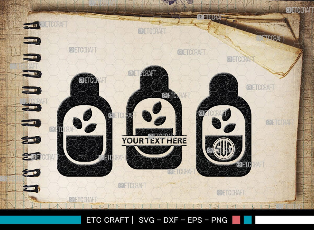 Pill Bottle Monogram, Pill Bottle Silhouette, Pill Bottle SVG, Pain ...