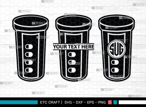 Pill Bottle Monogram, Pill Bottle Silhouette, Pill Bottle SVG, Pain Killer Svg, Medication Bottle Svg, Pills Svg, SB00154 SVG ETC Craft 