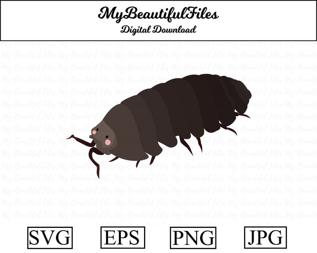pill bug - insect SVG MyBeautifulFiles 