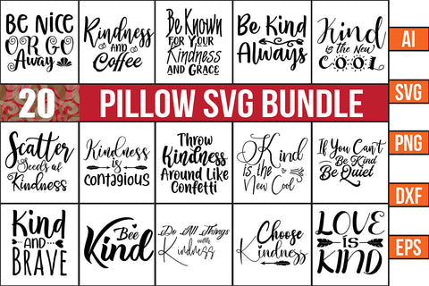 Pillow Quotes Bundle SVG nirmal108roy 