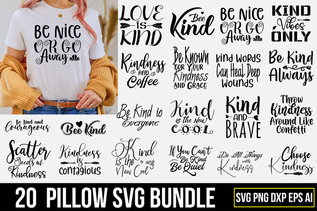 Pillow Quotes Bundle SVG nirmal108roy 