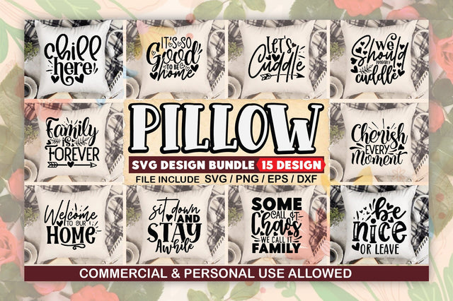 Pillow SVG Design Bundle SVG Ariyan 