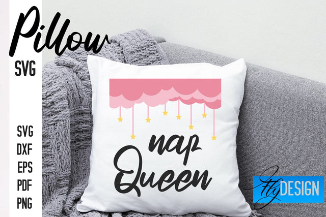 Pillow SVG Design | Funny Quotes SVG SVG Fly Design 