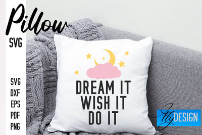 Pillow SVG Design | Funny Quotes SVG SVG Fly Design 