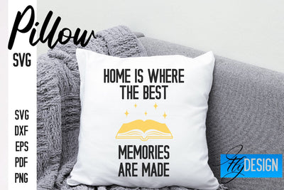 Pillow SVG Design | Funny Quotes SVG SVG Fly Design 