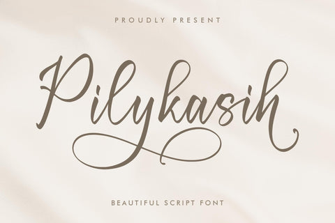 Pilykasih - Beautiful Script Font Font Storytype Studio 