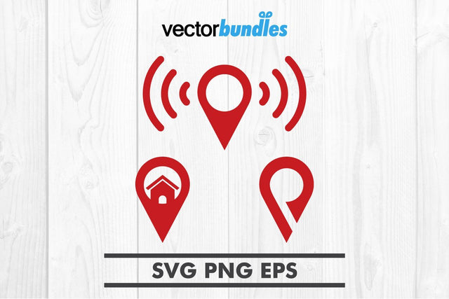 Pin location clip art svg SVG vectorbundles 
