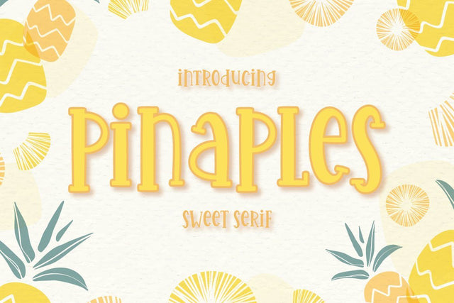 Pinaples Font studioalmeera 