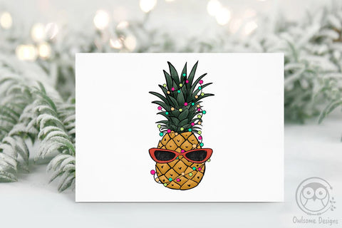 Pinapple Christmas Sublimation Sublimation LAM HOANG THUY 