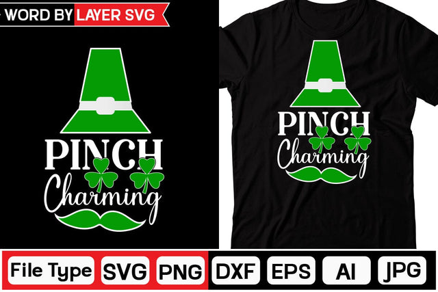 Pinch Charming SVG Cut File SVGs,Quotes and Sayings,Food & Drink,On Sale, Print & Cut SVG DesignPlante 503 