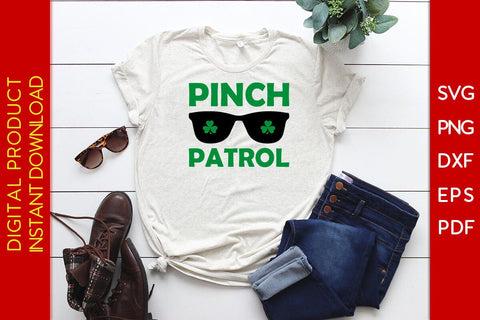 Pinch Patrol St Patrick's Day SVG PNG PDF Cut File SVG Creativedesigntee 