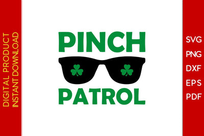 Pinch Patrol St Patrick's Day SVG PNG PDF Cut File SVG Creativedesigntee 