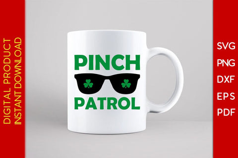 Pinch Patrol St Patrick's Day SVG PNG PDF Cut File SVG Creativedesigntee 