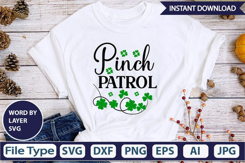 Pinch Patrol SVG Cut File SVGs,Quotes and Sayings,Food & Drink,On Sale, Print & Cut SVG DesignPlante 503 