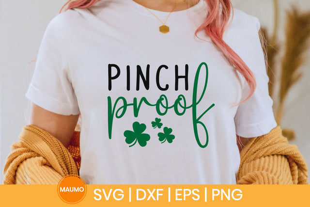 Pinch proof funny St Patrick's day svg quote SVG Maumo Designs 