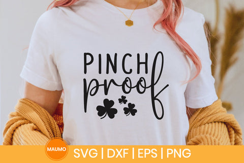 Pinch proof funny St Patrick's day svg quote SVG Maumo Designs 