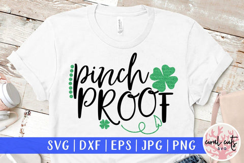 Pinch proof - St. Patrick's Day SVG EPS DXF SVG CoralCutsSVG 
