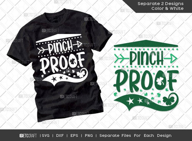 Pinch Proof SVG Cut File | Irish Shamrock Svg | Patty's Pinch Svg | St Patricks Day Svg | T-shirt Design SVG ETC Craft 