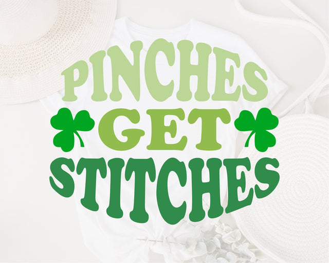 Pinches Get Stitches svg, St Patrick's Day SVG, Funny St Patricks Day svg, Irish svg, Shamrock svg, St. Patty's Day Svg, Lucky shirt svg SVG Fauz 