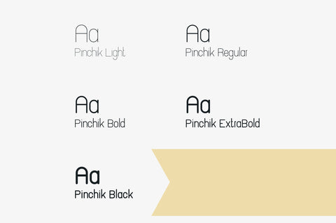 Pinchik Sans Family (5 fonts) Font VPcreativeshop 