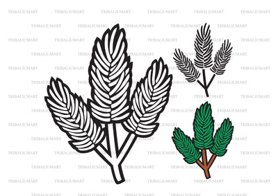 Pine Branch SVG TribaliumArtSF 