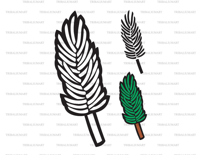 Pine Branch SVG TribaliumArtSF 