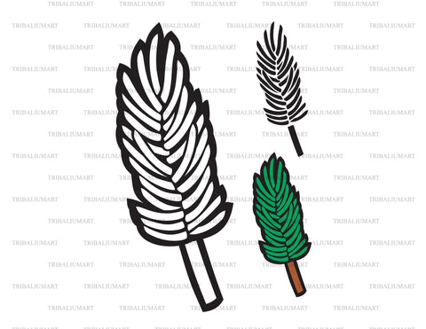 Pine Branch SVG TribaliumArtSF 