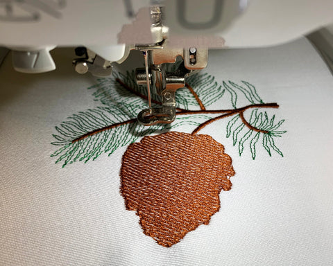 Pine Cone Christmas Machine Embroidery Design Embroidery/Applique DESIGNS Canada Embroidery 