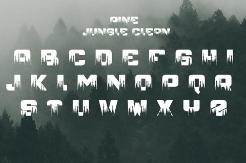 Pine jungle Font JH-CreativeFont 