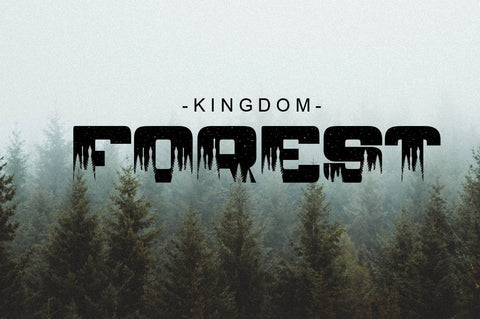Pine jungle Font JH-CreativeFont 