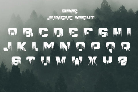 Pine jungle Font JH-CreativeFont 