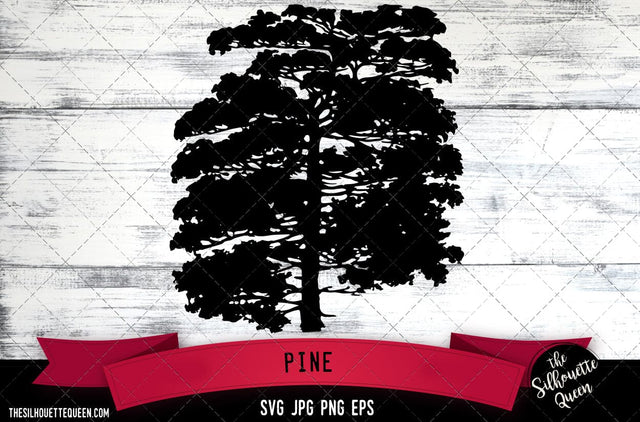 Pine SVG -Vector Art Commercial & Personal Use- Cricut,Silhouette,Cameo,Vinyl Cut SVG Loveleen Kaur 