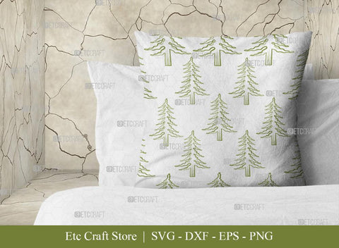 Pine Tree Pattern Bundle Vol-01 SVG Cut File | Christmas Tree Pattern | Pine Tree Svg | Seamless Pattern | Pattern Background Svg | Holiday Svg | Christmas Pattern Svg | Christmas Svg | Pattern Design SVG ETC Craft 