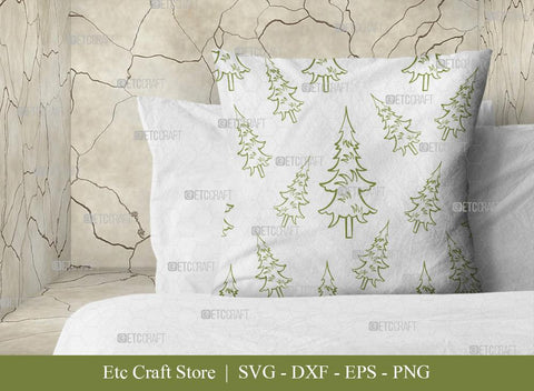 Pine Tree Pattern Bundle Vol-01 SVG Cut File | Christmas Tree Pattern | Pine Tree Svg | Seamless Pattern | Pattern Background Svg | Holiday Svg | Christmas Pattern Svg | Christmas Svg | Pattern Design SVG ETC Craft 