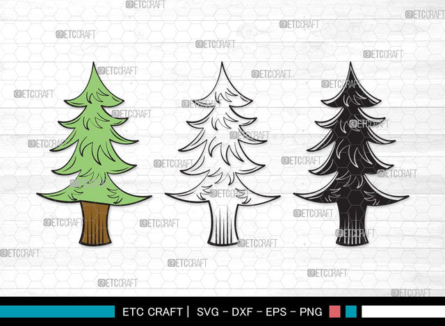 Pine Tree SVG | Pine Svg | Tree Svg | Christmas Tree Svg | Pine Tree Clipart SVG ETC Craft 
