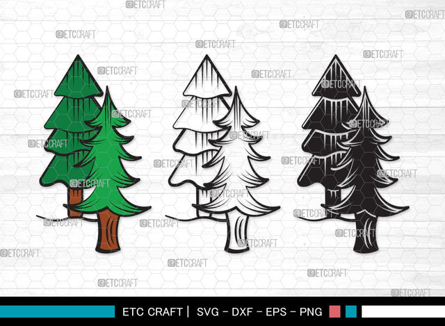 Pine Tree SVG | Pine Svg | Tree Svg | Christmas Tree Svg | Pine Tree Clipart SVG ETC Craft 
