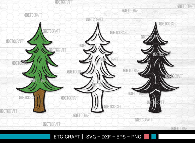 Pine Tree SVG | Pine Svg | Tree Svg | Christmas Tree Svg | Pine Tree Clipart SVG ETC Craft 