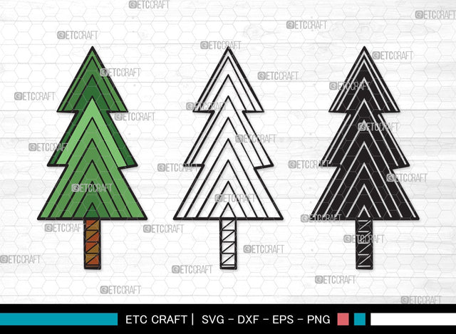 Pine Tree SVG | Pine Svg | Tree Svg | Christmas Tree Svg | Pine Tree Clipart SVG ETC Craft 