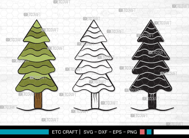 Pine Tree SVG | Pine Svg | Tree Svg | Christmas Tree Svg | Pine Tree Clipart SVG ETC Craft 
