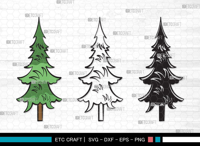Pine Tree SVG | Pine Svg | Tree Svg | Christmas Tree Svg | Pine Tree Clipart SVG ETC Craft 