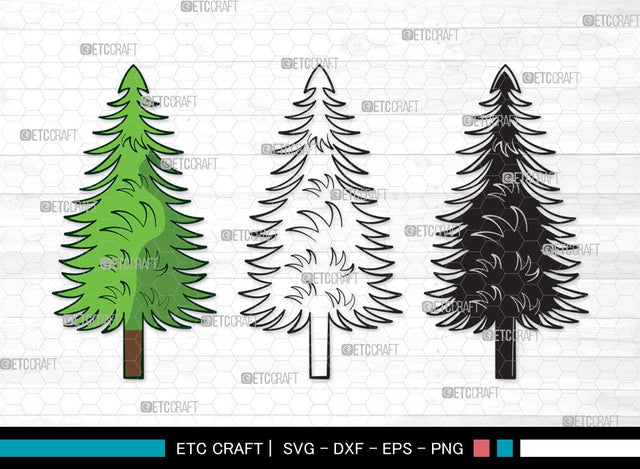 Pine Tree SVG | Pine Svg | Tree Svg | Christmas Tree Svg | Pine Tree Clipart SVG ETC Craft 