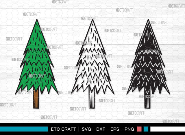 Pine Tree SVG | Pine Svg | Tree Svg | Christmas Tree Svg | Pine Tree Clipart SVG ETC Craft 
