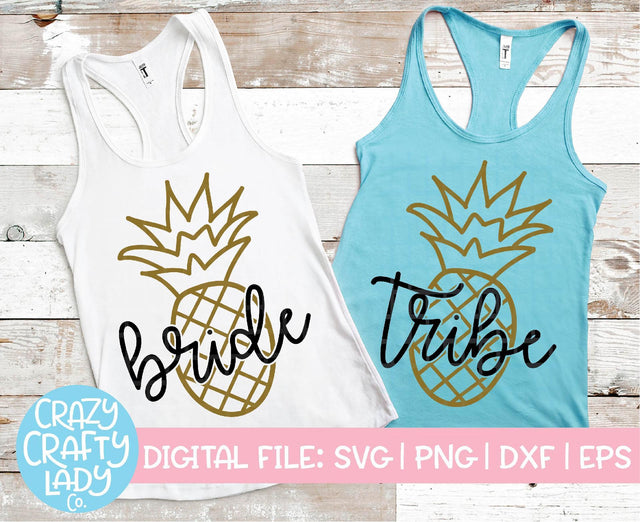 Pineapple Bachelorette SVG Cut File Bundle SVG Crazy Crafty Lady Co.